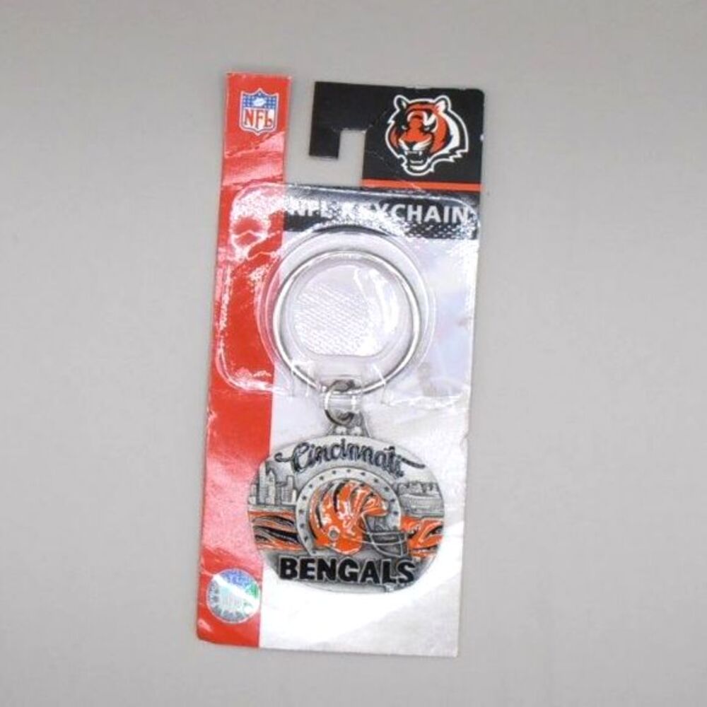 🟢🏈 NWT NFL Cincinnati Bengals Stadium Keychain | Official Licensed Fan Gear